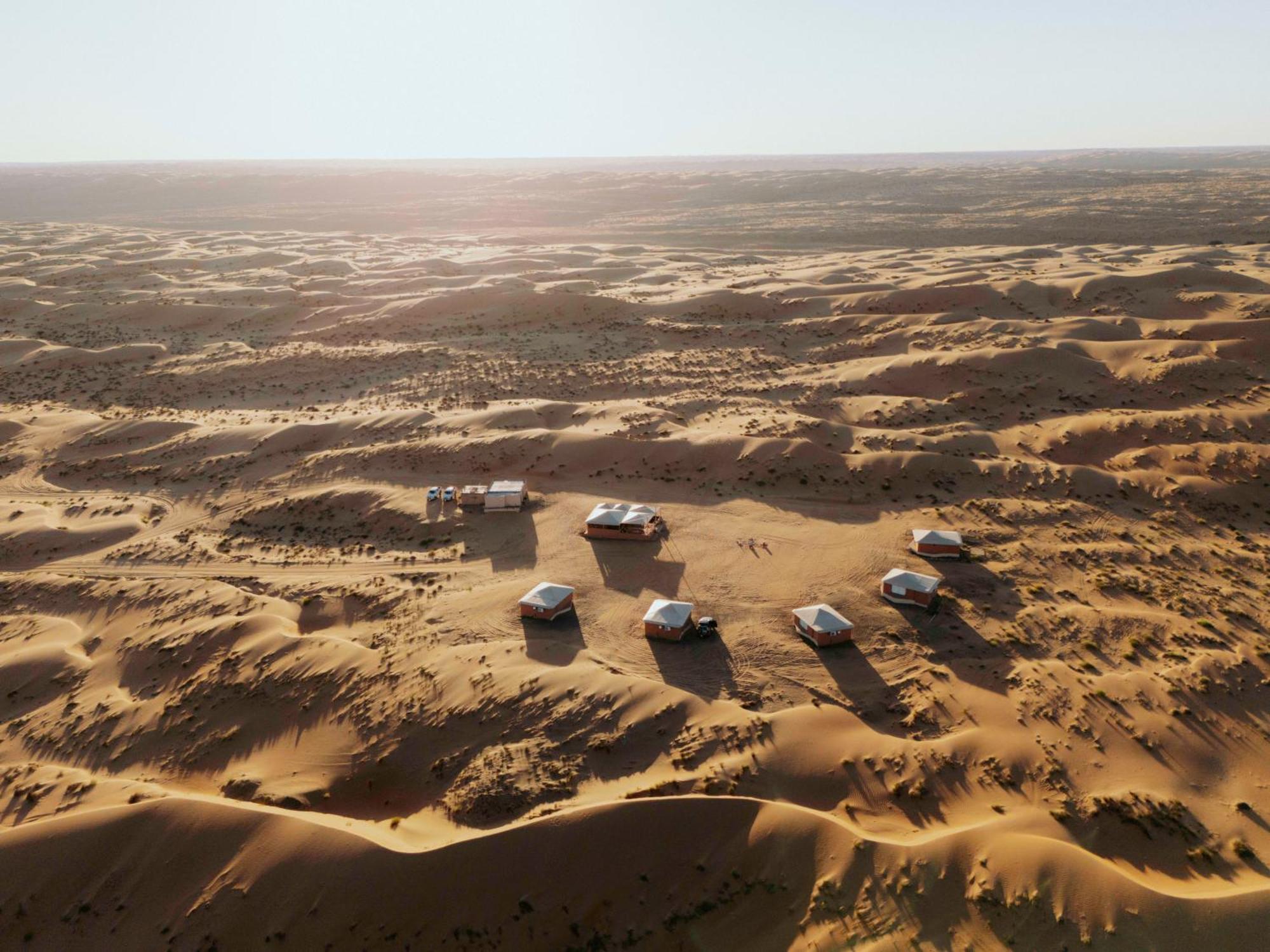 Silent Dunes Camp Ḩawīyah Exteriör bild